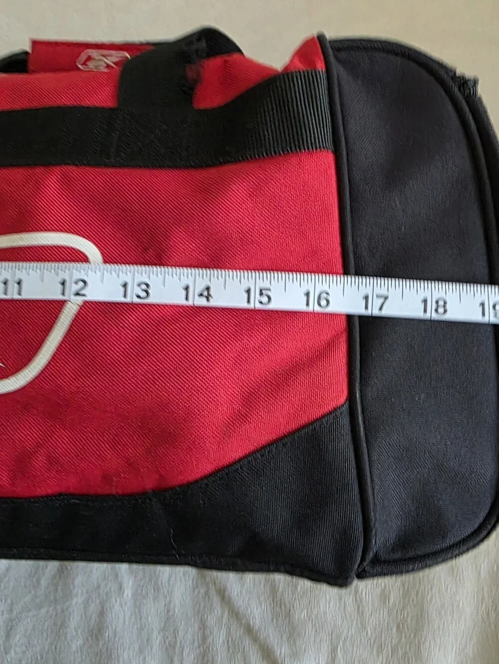 Reebok Red and Black Sports Duffel Bag/Weekender